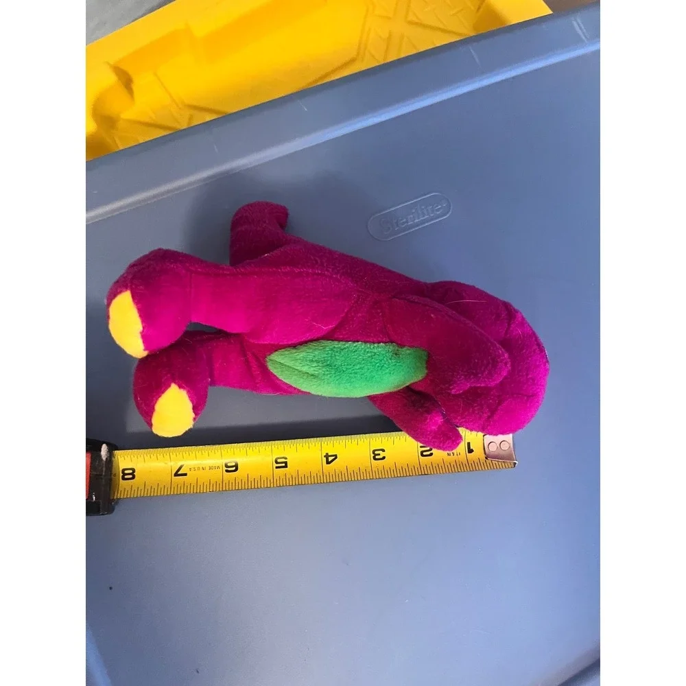 Vintage 1992 Barney‎ the Dinosaur Plush Dakin Lyons Group Purple 7 Inch Toy